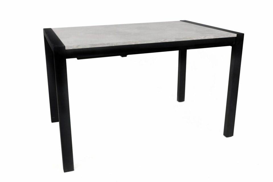 Pravokutni blagovaonski stol Silva, na razvlačenje - Bež/črna