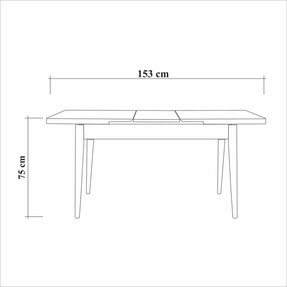 Blagovaonski set OLİVER AÇL. KARİNA-Crna