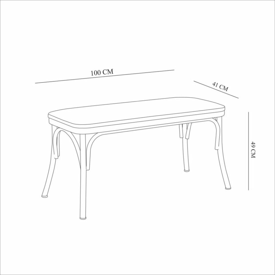 Blagovaonski set OLİVER SBT.BAROK-Črna