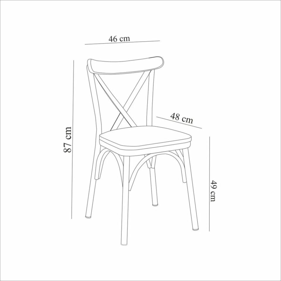 Blagovaonski set OLİVER SBT.BAROK-Črna