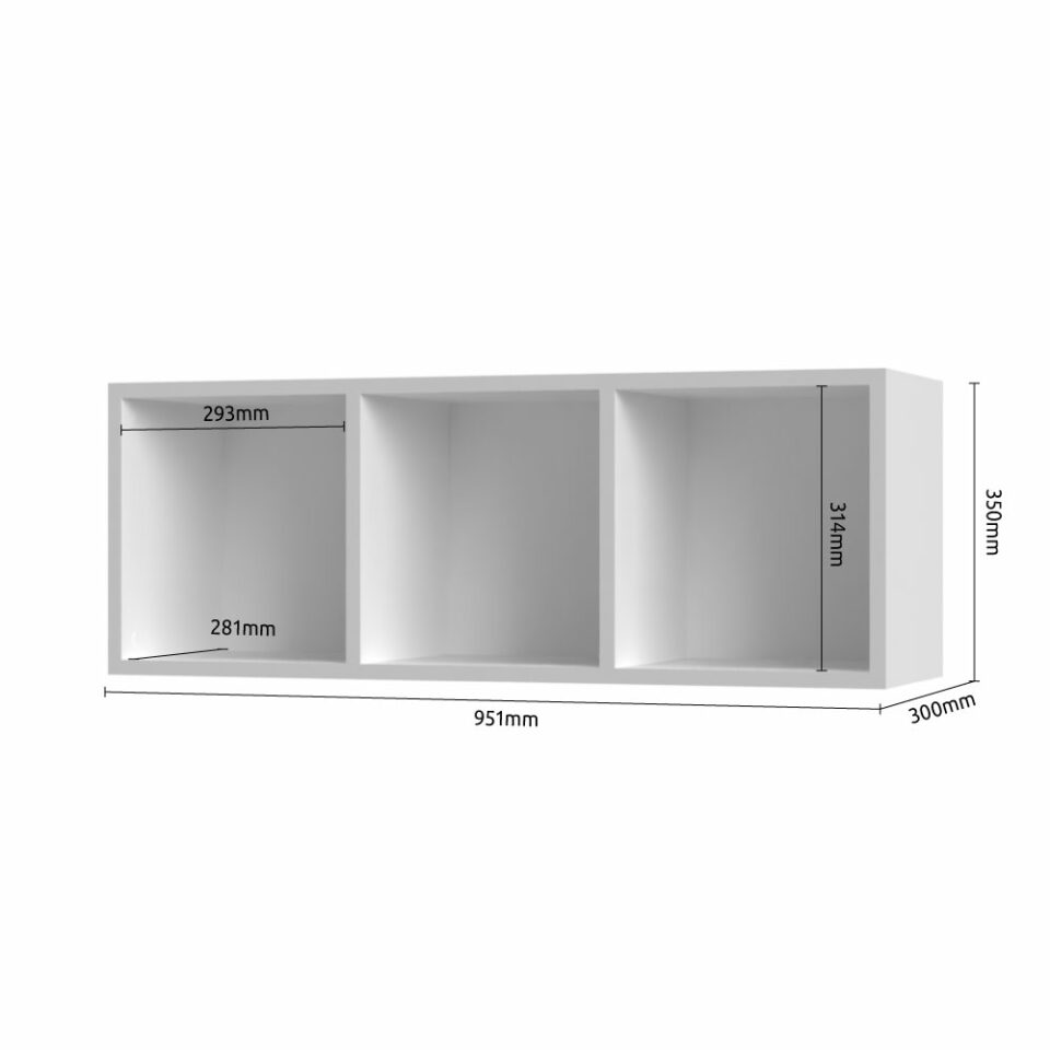 Horizontalni viseči ormarič All Room Concept ZP3, više boja