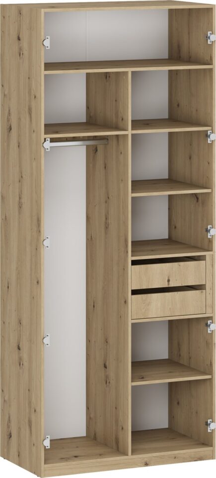 Garderobni trodjelni ormar Flex K5 modular, više boja