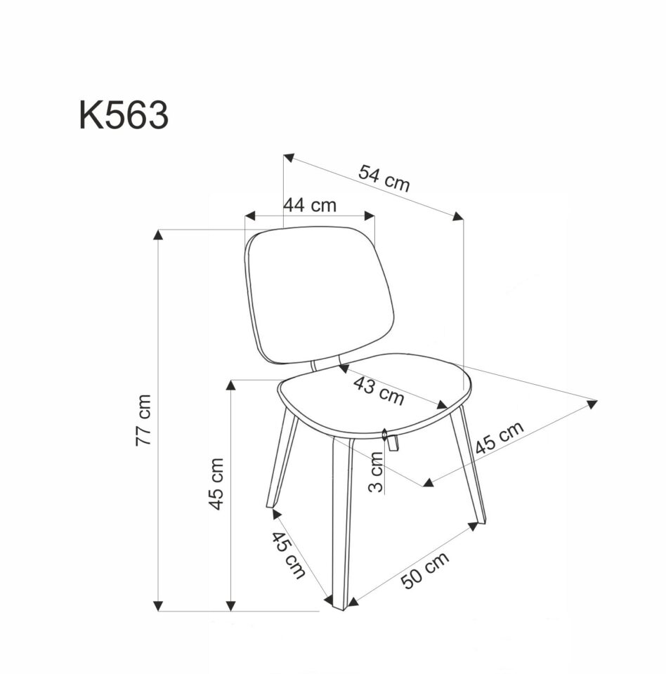 Jedilniški stol K563